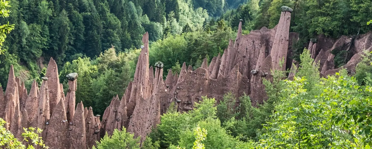 Le piramidi di terra del Renon in autunno
