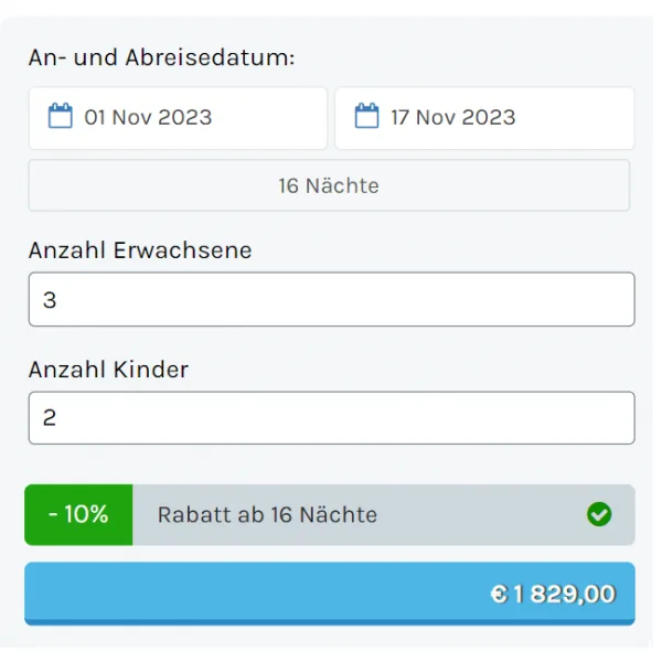 Gesamtpreis berechnen